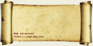 Anđa Isailović vizit kartica